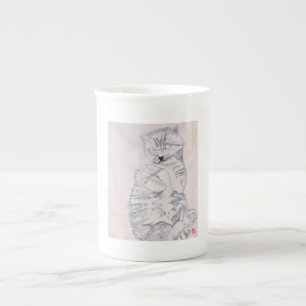 Kitten Watercolor von Karen Poppy - Tasse