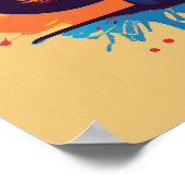 Kitten Watercolor Wall Poster (Ecke)