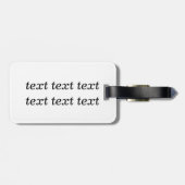 Kitten Weihnachten Weihnachten mit Geschenk Gepäckanhänger (Rückseite horizontal)