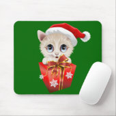 Kitten Weihnachten Weihnachten mit Geschenk Mousepad (Mit Mouse)