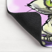 Kitten Weihnachtsmannmütze Mousepad (Ecke)