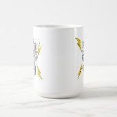 Kitten wildes Kätzchen Blitz FEMALE ERA Kaffeetasse (Mittel)