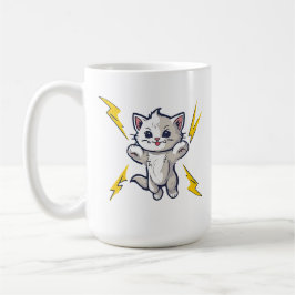 Kitten wildes Kätzchen Blitz FEMALE ERA Kaffeetasse