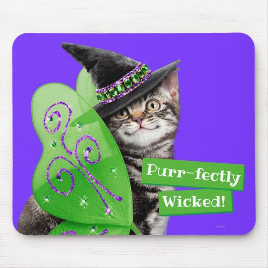 Kitten Witch Fairy Mousepad (Vorne)