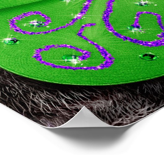 Kitten Witch Fairy Poster (Ecke)