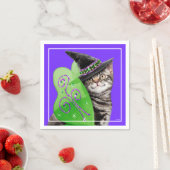 Kitten Witch Fairy Serviette (Beispiel)