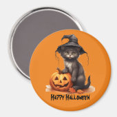 Kitten Witch Magnet (Vorderseite/Rückseite)