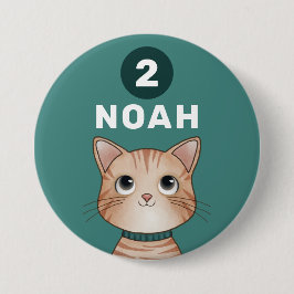 Kitten with custom age and name button