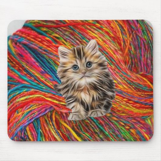 Kitten Yarn Maus Pad! Mousepad (Vorne)