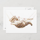 Kittencute in Hammock Postkarte (Vorne/Hinten)