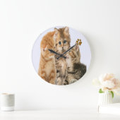 kittens clock große wanduhr (Zuhause)