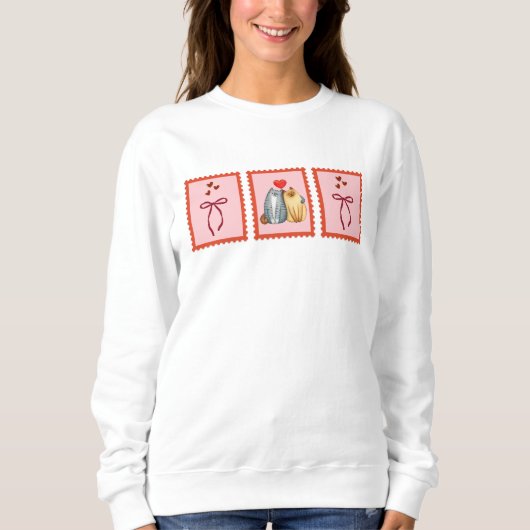 Kittens in love sweatshirt (Vorderseite)