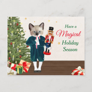 Kittens Nutcracker Holiday Postcard Postkarte