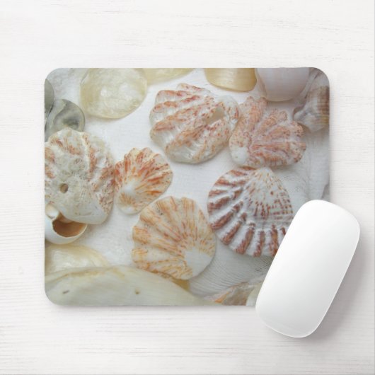Kitten's Paw Seashells Mousepad (Mit Mouse)