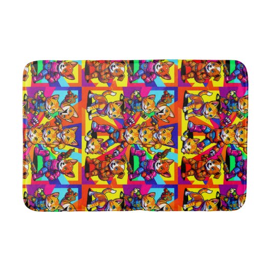 Kittens - Puppies Badematte (Vorderseite)