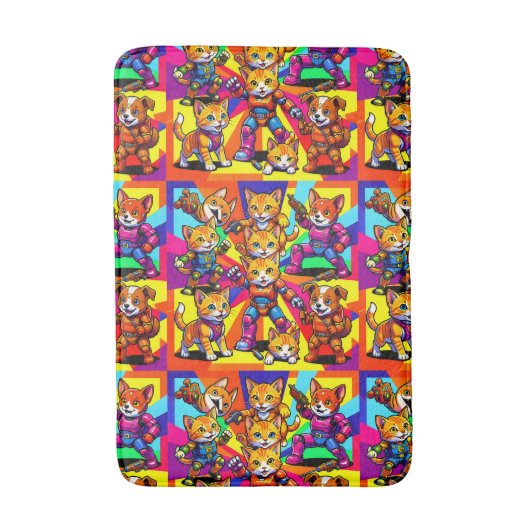 Kittens - Puppies  Badematte (Vorderseite Vertikal)