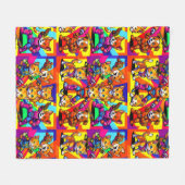 Kittens - Puppies Fleecedecke (Vorderseite (Horizontal))