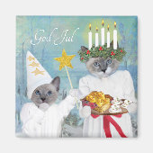 Kittens' Santa Lucia Magnet (Vorne)