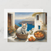 Kitten's Seaside Retreat Postkarte (Vorne/Hinten)