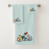 Kittens Summer Delight Blume Game Badhandtuch Set (Insitu)