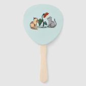 Kittens Summer Delight Blume Game Fächer (Rückseite)