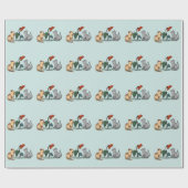 Kittens Summer Delight Blume Game Geschenkpapier (Flach)