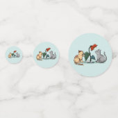 Kittens Summer Delight Blume Game Konfetti (Rückseiten)