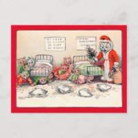 Kittens und Santa Cat, Louis Wain