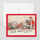 Kittens und Santa Cat, Louis Wain Postkarte (Vorne/Hinten)