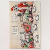 Kittens und Santa Cat, Louis Wain Puzzle (Vertikal)