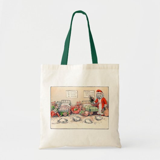 Kittens und Santa Cat, Louis Wain Tasche (Vorne)