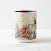Kittens und Santa Cat, Louis Wain Tasse (Zentrum)