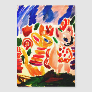 Kittens Valentine Magnetkarte