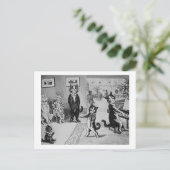 Kittens Violinist, Louis Wain Postkarte (Stehend Vorderseite)