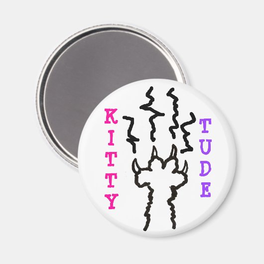 KITTENTÜMER MAGNET (Vorderseite/Rückseite)