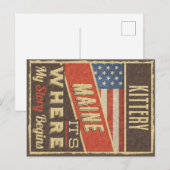 Kittery Maine Postkarte (Vorne/Hinten)