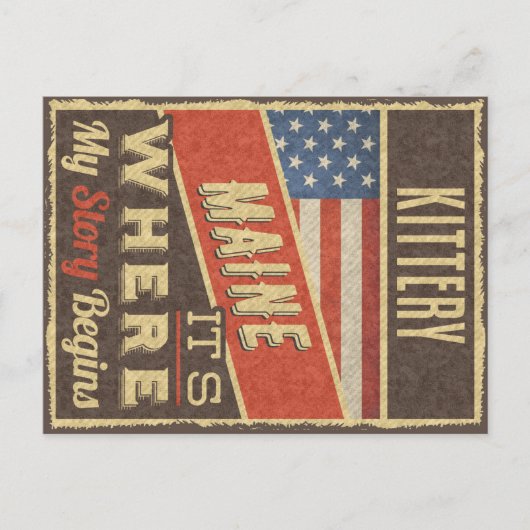 Kittery Maine Postkarte (Vorderseite)