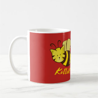 Kitti Bienen-Katzen-Entwurfs-Tasse Kaffeetasse