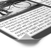 Kittie Knox Bi-racial Cyclist Bicycle Feminist Poster (Ecke)