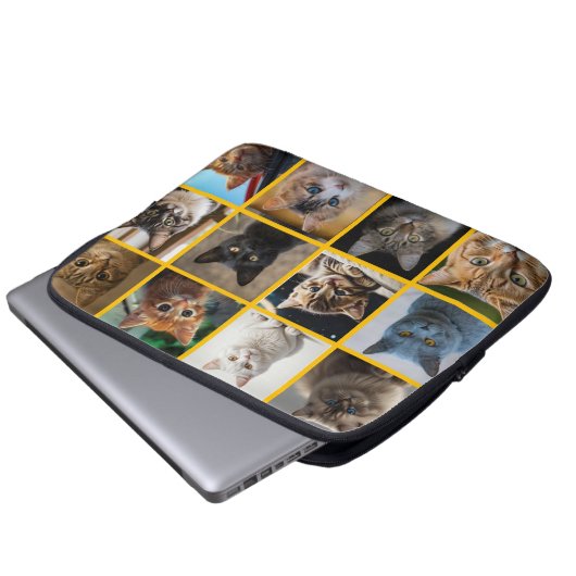 Kitties Everywhere Laptopschutzhülle (Vorne Knopf)