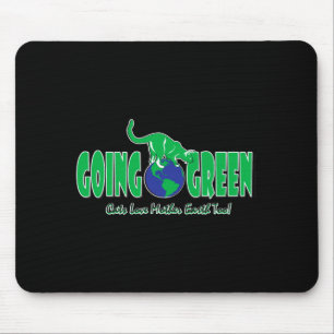 Kitties Going Green T-Shirt  Mousepad