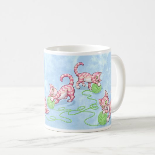 Kittipurra Rosa Kaffeetasse (VorderseiteRechts)