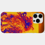 KITTKATZE, KITTEN GELBE BLAUE ROSE Gem Monogramm Case-Mate iPhone Hülle (Rückseite (Horizontal))