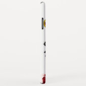 KITTKATZE, KÜCHE MIT ROTE ROSEN GEM MONOGRAM, weiß Case-Mate iPhone Hülle (Hinten/Rechts)