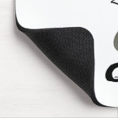 Kittlins Cat and Red Dragonfly Watercolor Sumi-e Mousepad (Ecke)