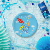 Kitts in Sky Es ist ein Baby Shower Party Pappteller (Party)