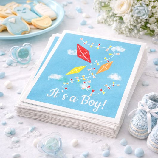Kitts in Sky Es ist ein Baby Shower Party Serviette