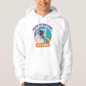 Kitts Spits Up Rainbow Hoodie (Vorderseite)