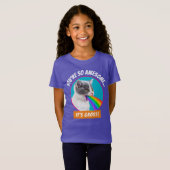 Kitts Spits Up Rainbow T-Shirt (Vorne ganz)