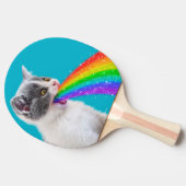 Kitts Spits Up Rainbow Tischtennis Schläger (Seitenansicht)